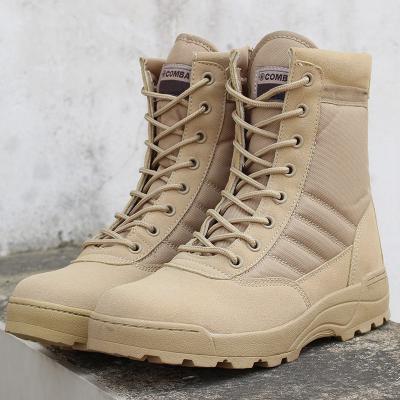 China Fashion trend men's outdoor combat boots high top tactical men and women drop out boots for sale