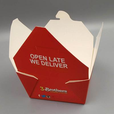 China Recyclable Customization Printed Logo Packaging Cake And Burger Disposable Mini Recycle Paper Boxes for sale