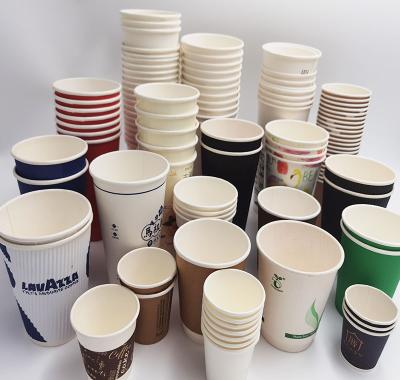 China Biodegradables Logo Printing Logo Printing Biodegradable Coffee Cup Disposable Hot Coffee Milk Tea Beerpong Cups for sale