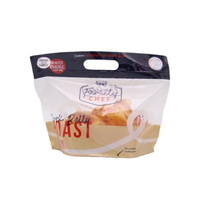 China Food Grade Disposable Customized Plastic Blister Packaging Roast Chicken Bags Roast Duck Burger Bags for sale