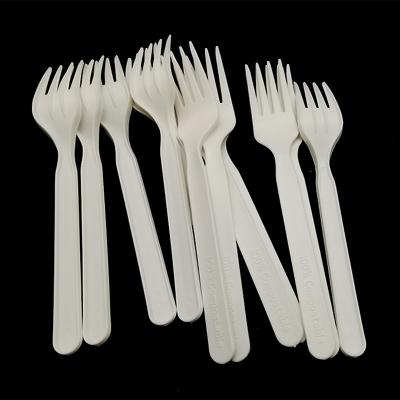 China Disposable Eco Friendly Compostable Bio Degradable Plastic Cutlery Pla Knife Fork Spoon Disposable Spoon for sale