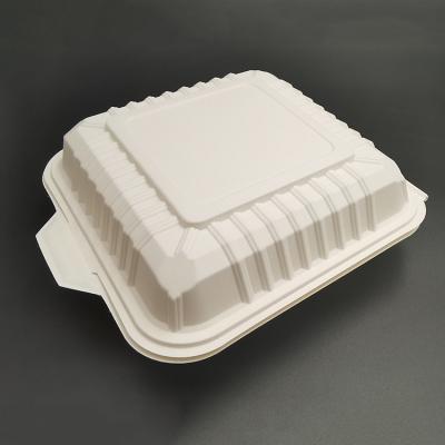 China Three Compartment Disposable Disposable Take Out Food Container for sale