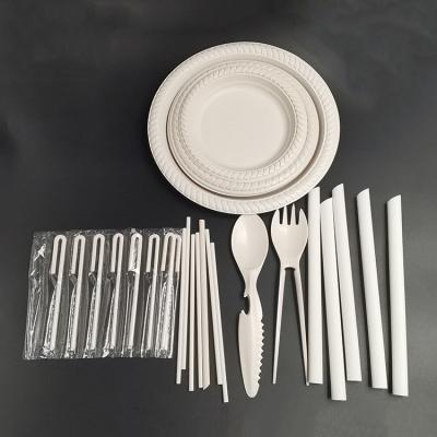 China Disposable Plastic Dishes Cutlery Spoon Fork Set For Airline Kids for sale