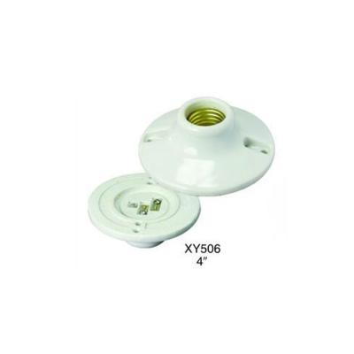 China Round Wall Lamp Porcelain Holder Ceiling Bulb Holder E27 E27 Lamp Holders for sale