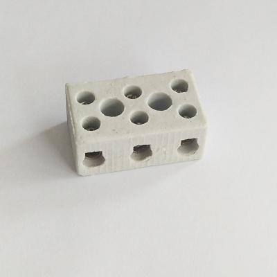 China China 2Way 3 Way High Temperature Wire Connector Ceramic Terminal Block Connector Manufacturer for sale