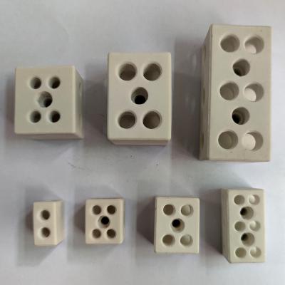 China 600V power terminal block 3ways or 2ways ceramic connector for popular wire connection manufacturer in brazil for sale