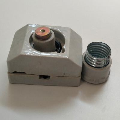 China Porcelain Fuse Holder 63A Screw Fuse Base Holder E33 Fuse Base Porcelain E27 for sale