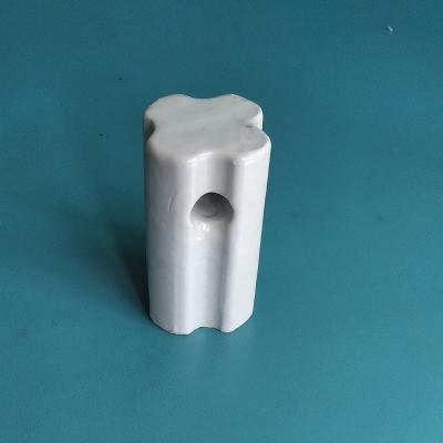 China Wire Holder Low Voltage Porcelain Insulators Electrical Barrier Voltage Insulator Ceramic Pin for sale