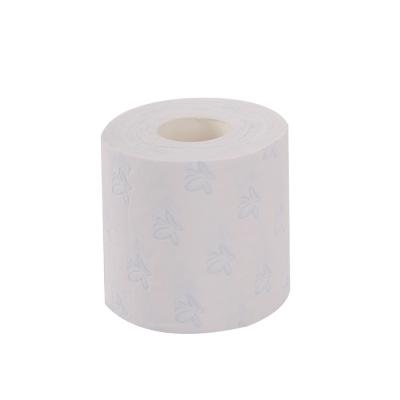 China Washing Room New Style Personalized Embossed Healthy Soft Texture Toilet Paper Tissue Roll for sale