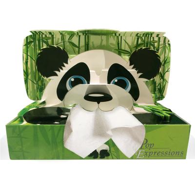 China Box Tissue New Arrival Eco Friendly Soft 3D Panda Box Refilled Facial Tissue Papers for sale