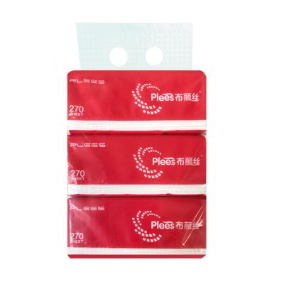 China Wallet Tissue China Supplier No Harmful Chemicals Smooth Soft Facial Tissues for sale