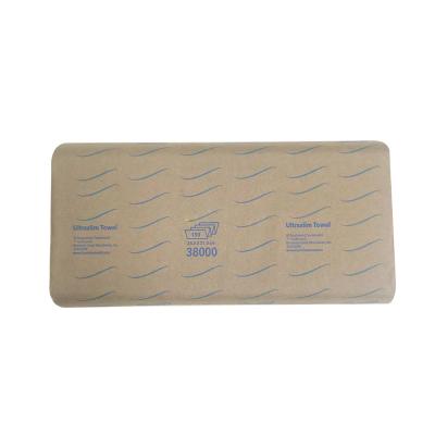 China Virgin Wood Pulp High Quality Personalized Label Slimline V Fold Hand Paper Towel for sale