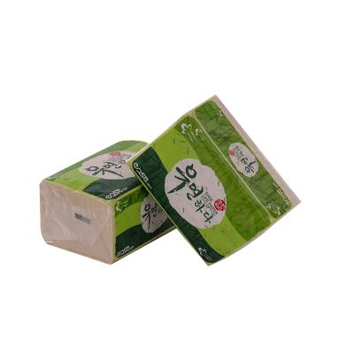 China Soft-pack Tissue Natural Biodegradable Organic Bamboo Pulp Soft Packed Facial Tissue for sale