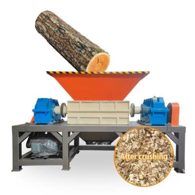 China RSE-600 Home Use Industrial Cardboard Double Shaft Shredder / Waste Wood Pallet Double Shaft Shredder Machine for sale