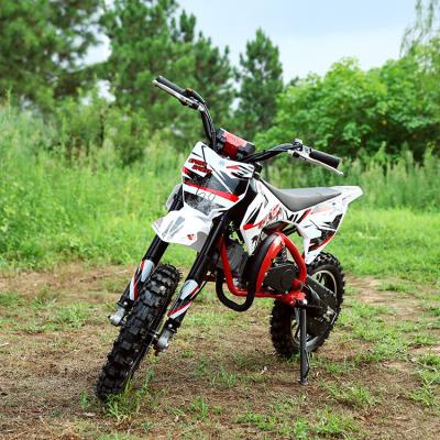 China Gas Powered Dirt Bike 49CC Dirt Bike 2 Racing Kids Dirt Bike 2.50-10 22 Inch Tall Dirt Off Road Motorcycle for sale