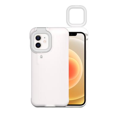 China Rechargeable For iPhone Case With Flip Ring Light Ring Light Rechargeable Case For iPhone 11 XR X12 Promax for sale