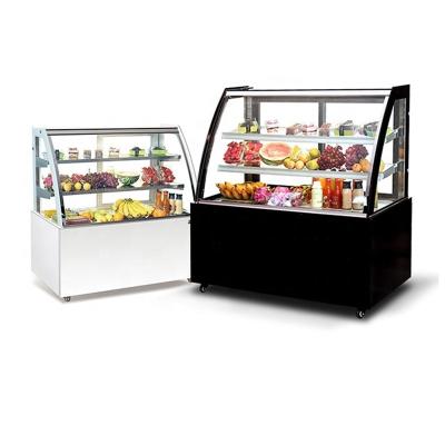 China Commercial Supermarket Refrigerator Showcase Refrigerator Cake Single-temperature Display Bakery Cake Upright Showcase for sale