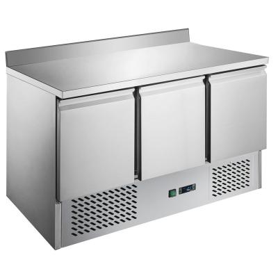 China Upright Three-Door Tabletop Drawer Door Combination Cooling Pad for sale