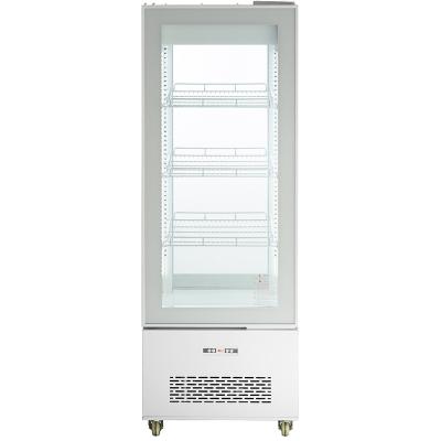 China Single-temperature stainless steel commercial freezer/commercial beverage cabinet/glass door display cabinet for sale