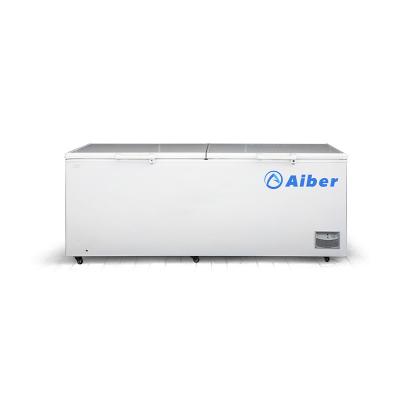 China 2022 Hot Selling High Quality Single-temperature Deep Freezer Commercial Blast Freezer Double Door Deep Freezer for sale