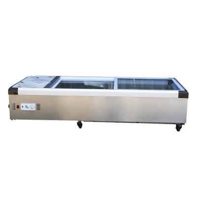 Китай 2022 Single-temperature Freezer Popular Commercial Glass Top Transparent Freezer Cryogenic Freezer продается