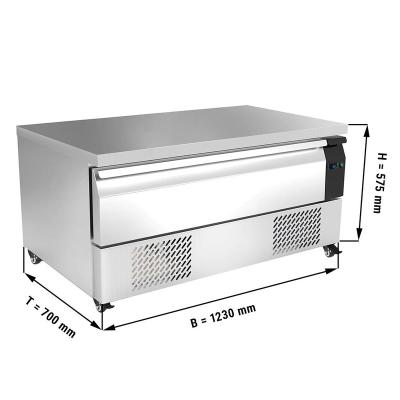 China Modern refrigerated chest of drawersMade of stainless steel 1.23m for sale