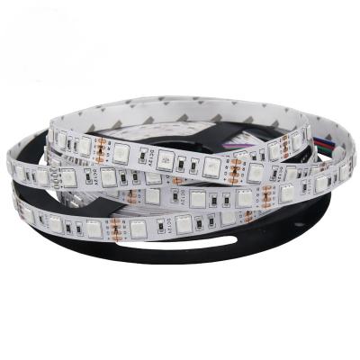 China Residential 60LED SMD 5050 rgbw 24V led strip 4 in 1 warm white led strip light 5m DC 12V waterproof flexible led strip light for sale