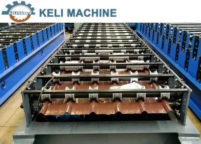 China Metalen dakpaneel rolvormende tegelmachine voedingsbreedte 1220 mm Te koop