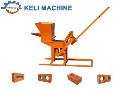 China Clay with Cement Buliding Material Manual Brick Making Machine en venta