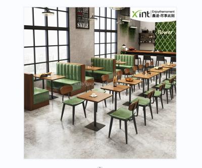 China EUROPE Commercial bar and restaurant furniture fast food cafe shop restaurant booth dining restaurant seating chair and tables for sale for sale