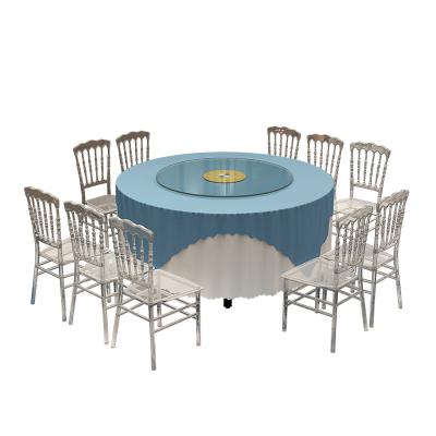 China Wholesale Luxury Wedding Banquet Event Hotel Modern Style Designs Wedding Tables And Chair Stainless Steel Dining Tables for sale