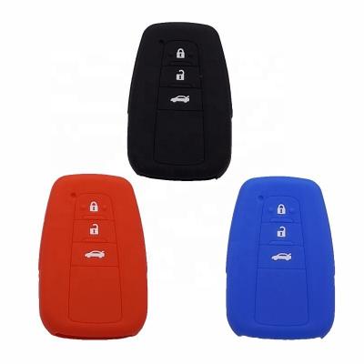 China Protect Key Car Accessories Silicone Car Case Cover Protector Key Fob For Toyota Pirus for sale