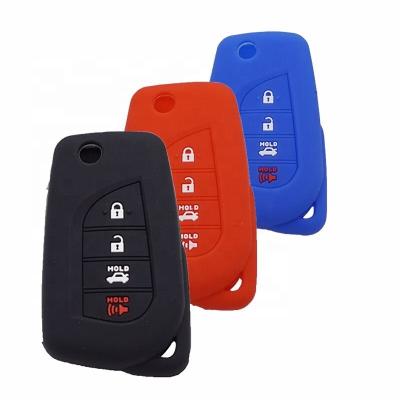 China Protect Car Key Silicone Car Key Shell Fob Fit Cover For TOYOTA Reiz for sale