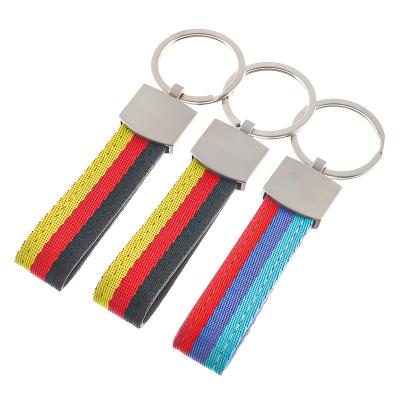 China Latest Eco-friendly Fashion Germany National Flag Design For Mercedes Benz AMG BMW M Audi S Line Braided Chain Rope Car Series Key LOGO for sale