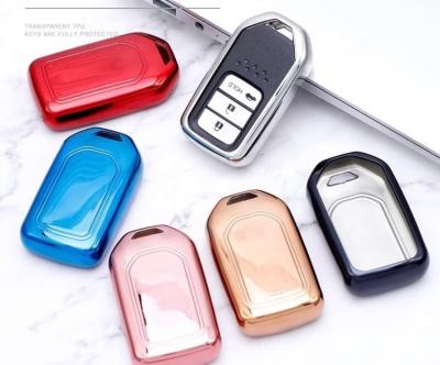 China Car Soft Plastic Colorful Quick Smart Auto Key TPU Shipping Cover Device For Honda Civic for sale