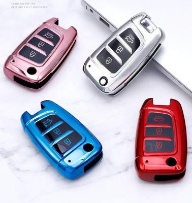 China Factory Supplier Tpu Car Key Case Protective Cover for Hyundai Elantra Verna Celesta for sale