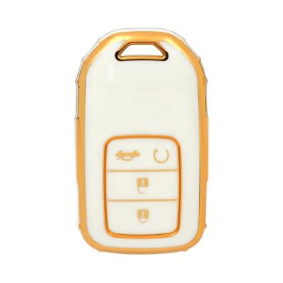 China New Protective Sleeve Car Key Case Cover Box Holder Shell For Honda CR-V ACCORD ODYSSEY CIVIC Inclusive Key Chain Accessories for sale