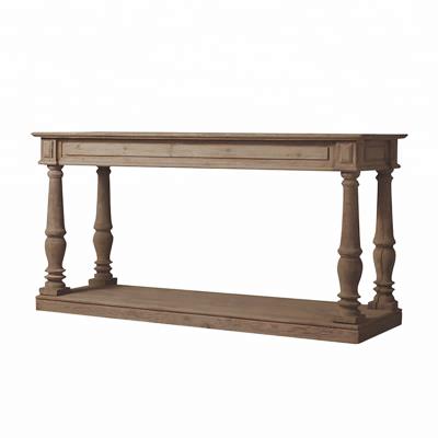 China Factory Custom Furniture Solid Wood Solid Wood Side Table Console Tables for sale