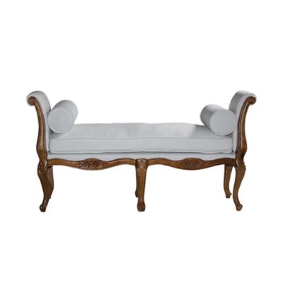 China Upholstered Bench Recliner Chair with Foot Rest in Porcelain Upholstered Bench for Living Room Furniture for sale