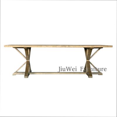 China Hot Selling High Quality Low Price Solid Wood Dining Room Furniture Solid Wood Dining Table for sale