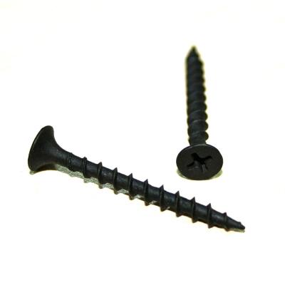 China CSK Metric Drywall on Drywall Black Chipboard Screws Phosphate Screw for sale