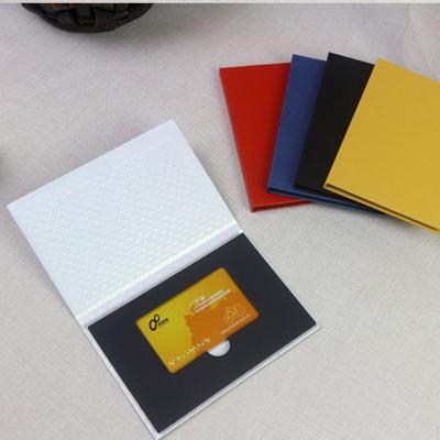 China Disposable Neutral Luxury 5 Colors VIP Card Paper Package With EVA And Magnet Button for sale