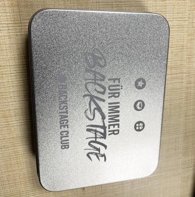 China China Credit Card Size Luxury Stainless Steel Metal Engraved Case For Membership Card Packaging for sale