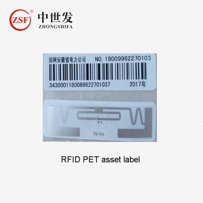 China Waterproof / Waterproof Asset 860-960MHZ RFID Passive UHF Global Frequency Label for sale