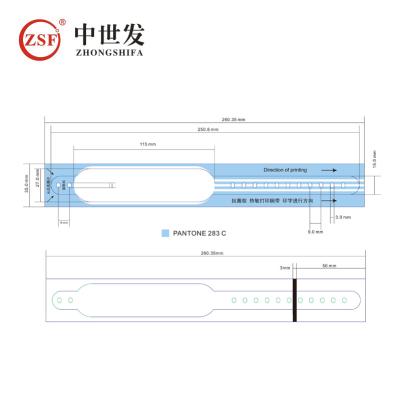 China Waterproof / Waterproof RFID UHF HF Hospital Wristband Disposable Wristband for sale