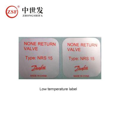 China Heat Sensitive High Temperature Resistant Adhesive Label for sale