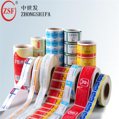 China Waterproof Battery Sticker Permanent Adhesive Label for sale