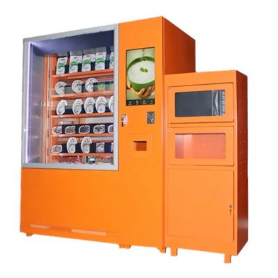 China Máquina de venda automática de comida rápida macarrão instantâneo autoatendimento com forno de microondas à venda