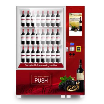 China 22 Inch Touch Screen Bevrage Vending Machine Water Alcohol Dispenser Kiosk zu verkaufen