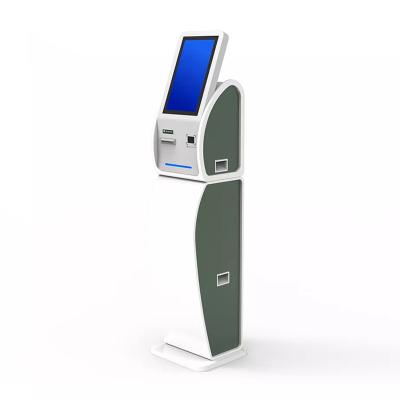 Chine 17 la machine de kiosque de billet de disque transistorisé de l'unité centrale de traitement i3 de pouce a adapté le scanner aux besoins du client de Code QR à vendre